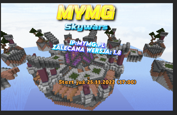 Start trybu Minecraft Skywars